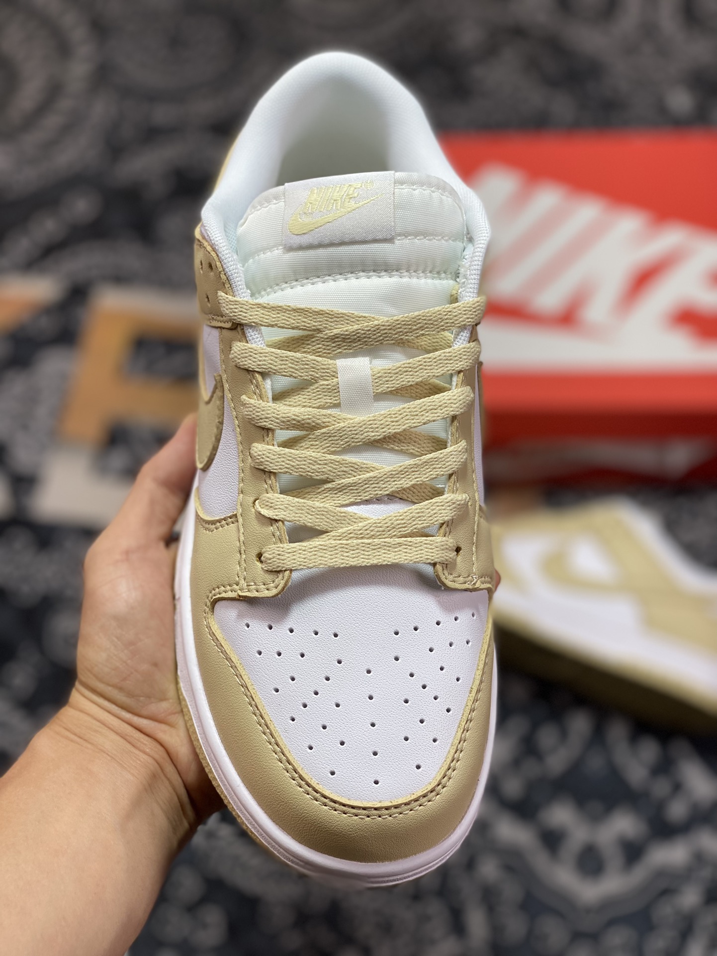 Nike Dunk SB “Team Gold” 米白全头层版本 DV0833-100