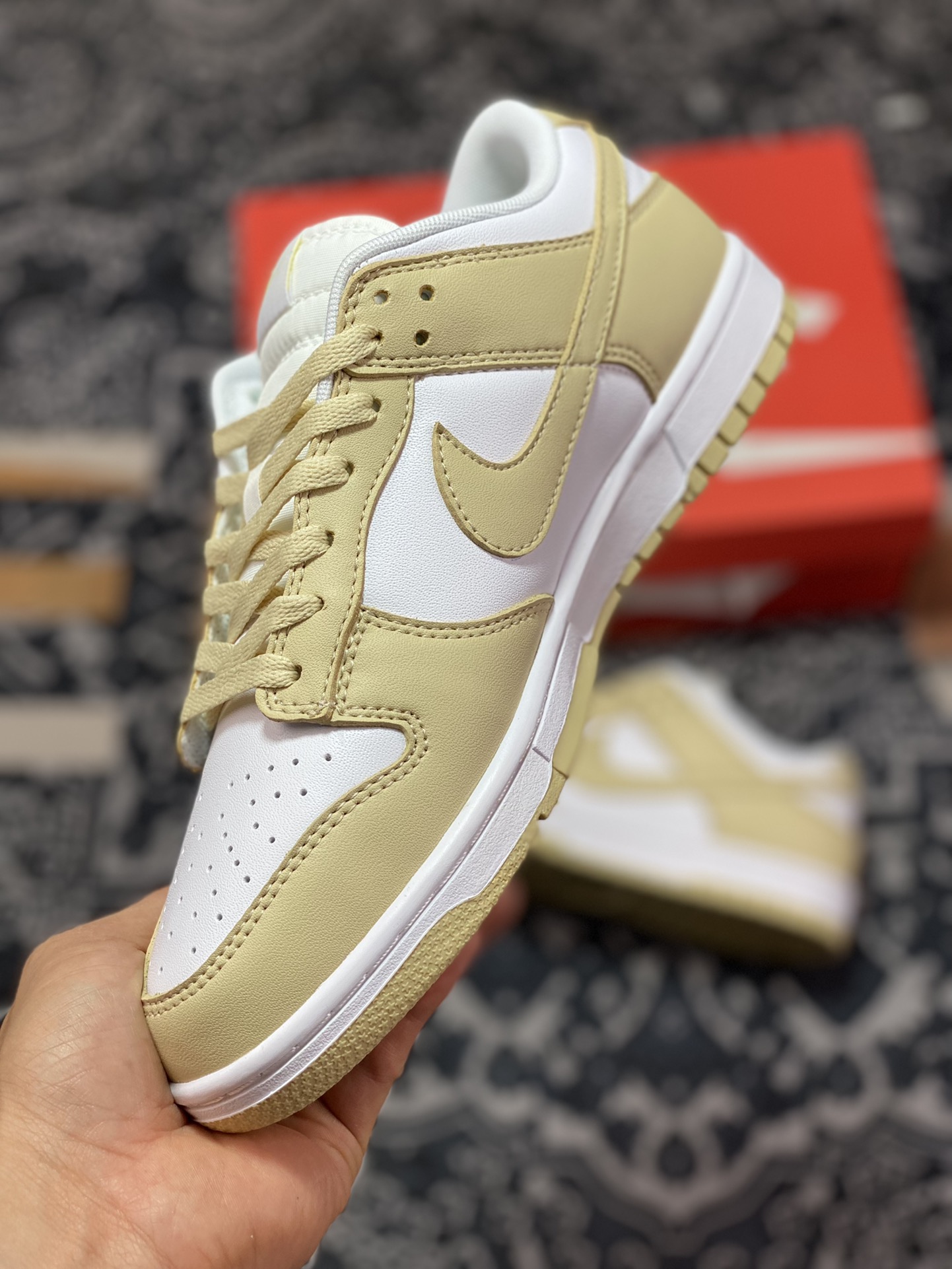 Nike Dunk SB “Team Gold” 米白全头层版本 DV0833-100
