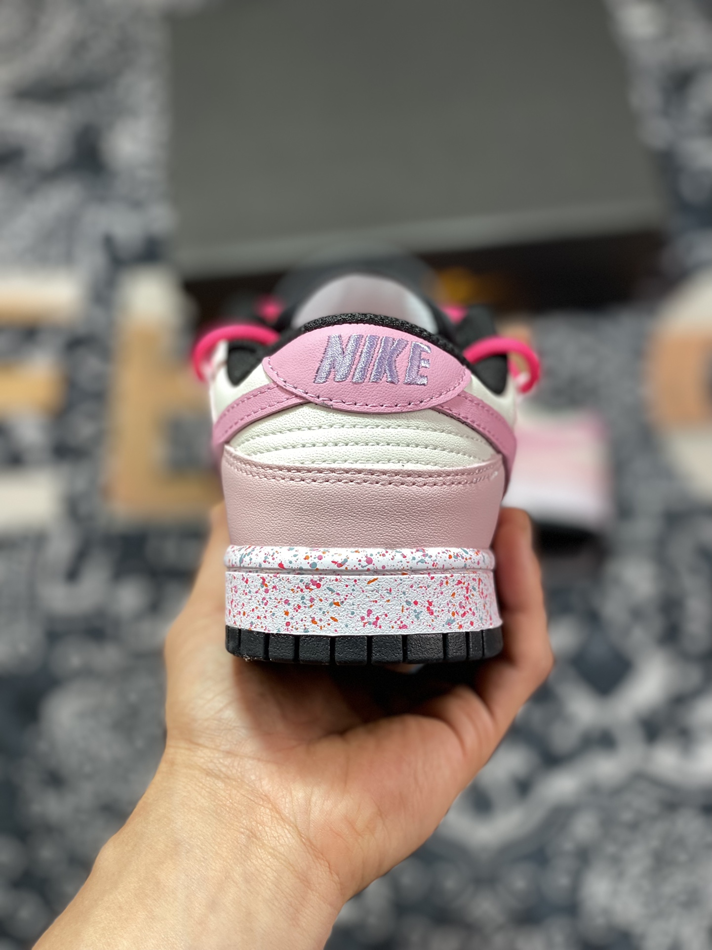 Nike SB Dunk Low”Milk White/Pink/Smile”扣篮系列低帮休闲运动滑板板鞋 FD4623-131
