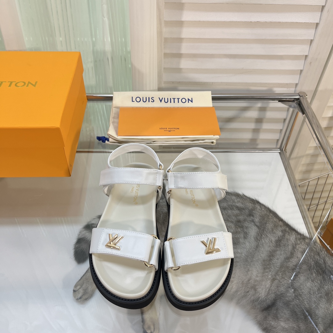 Louis Vuitton Shoes Sandals Most Desired
 Women Raffia Sunset