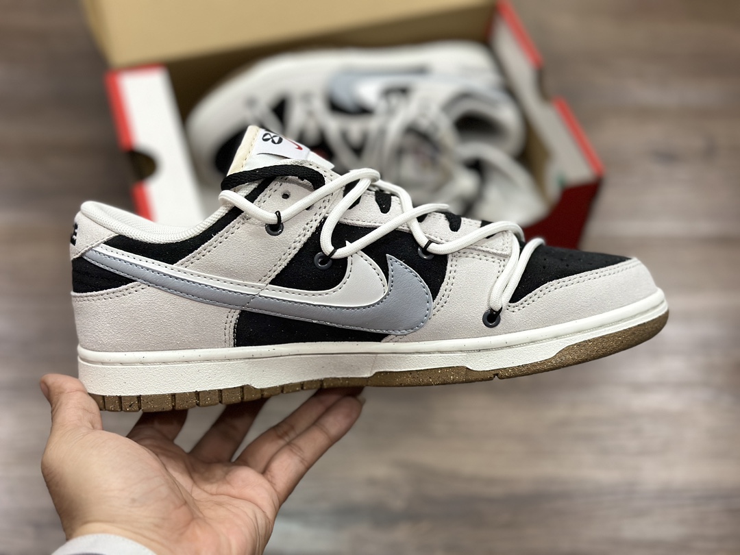 Nike SB Dunk Low Double Hook Strap Sports Casual Shoes FJ4553-133