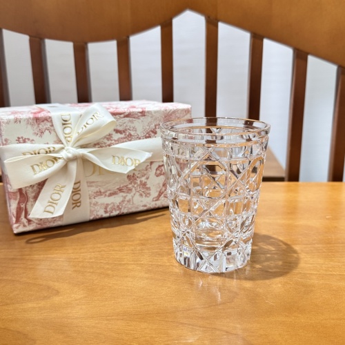 Di*or x Baccarat Crystal Glass Transparent Handmade Cut Diamond Pattern 1 Di*or x Baccarat Crystal Glass Transparent Handmade Cut Diamond Pattern