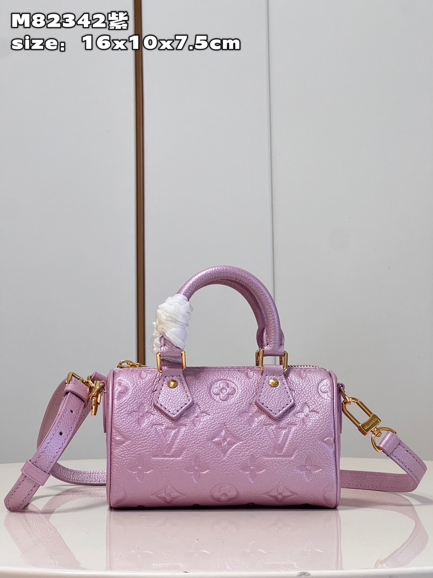 Louis Vuitton LV Speedy Bags Handbags Purple Empreinte​ M82342