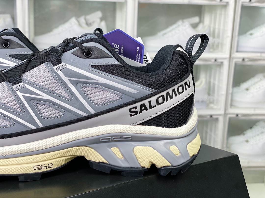 Salomon XT-6 ”Clear Safari” Sky Series Low-Top Sports Shoes ”Alloy Gray” 416722