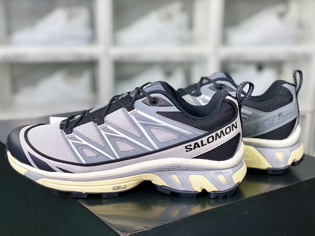 Salomon XT-6 ”Clear Safari” Sky Series Low-Top Sports Shoes ”Alloy Gray” 416722