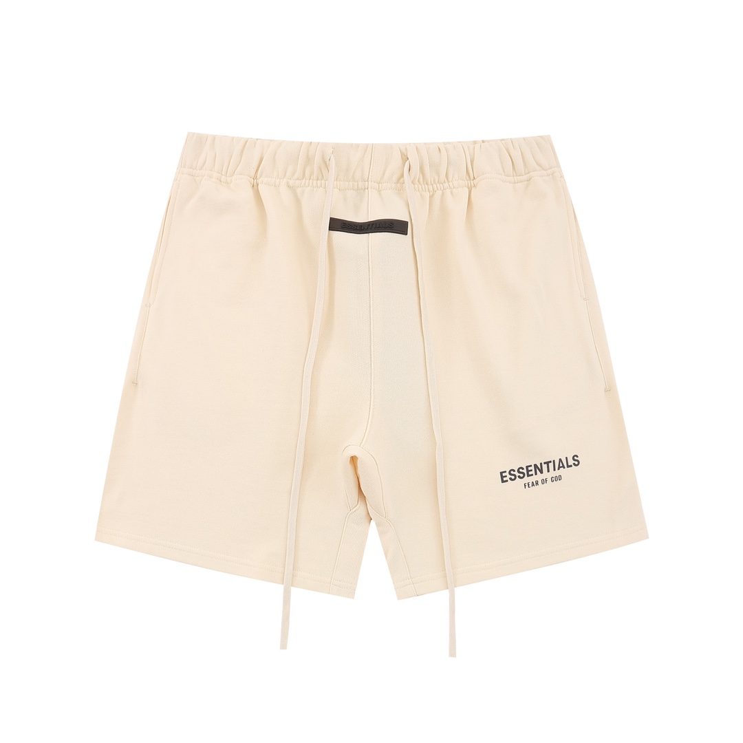 ESSENTIALS FOG毛圈3M反光小标短裤
款号：K207#  
颜色：白色 杏...