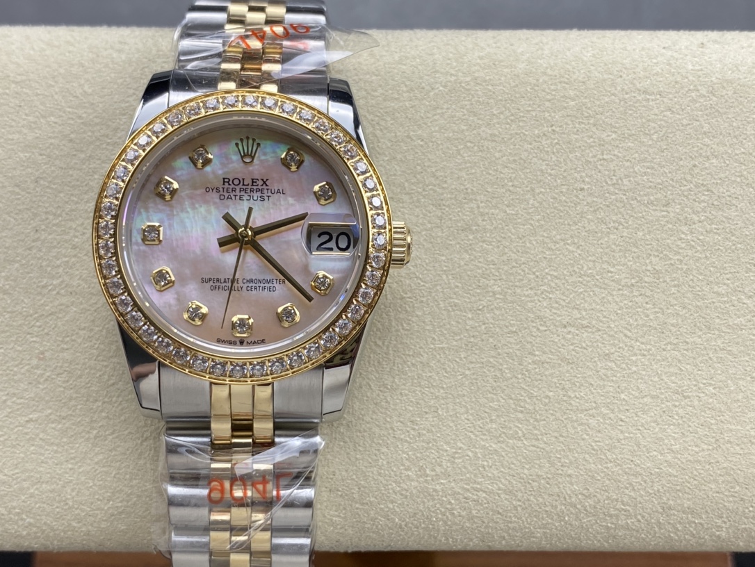 SK Factory 女款 劳力士Rolex 日志型31mm 自動機械腕時計