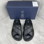 Dior AAAAA
 Shoes Slippers Printing Men Summer Collection Oblique