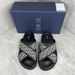 Dior Shoes Slippers Top Quality Replica
 Printing Men Summer Collection Oblique