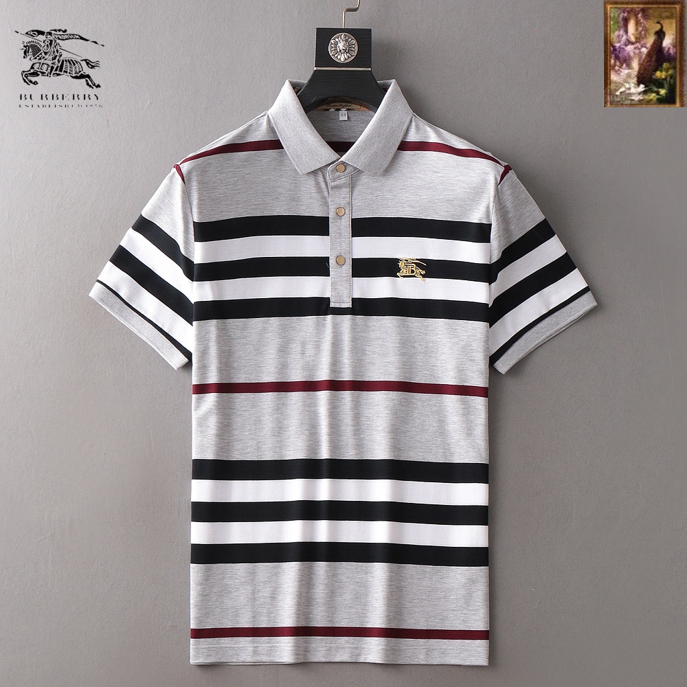 NO:136531,Burberry, high-end business, white-collar workers, must-have items for individuals in the unit!  Seizure-free pressed gel ice silk casual business short-sleeved Polo, technology fabric, ice silk traceless, very good body feel, smooth feel and great texture!  Good elasticity, no sense of restraint, the fabric has its own breathable mesh, moisture absorption and sweating, quick drying and keeping it dry, small lapel placket-breasted design, showing a straight posture, not soft pedal, simple style, can be used for business and leisure, highly recommended!  High-elastic ice silk, the touch is as smooth as jade silk, clean and neat, and elegant and gentlemanly. The high-end materials are the key to the fabric, the quality control must be used. The feel is extremely delicate and smooth, the fabric has a good gloss and upper body skeleton feel, so we can greet mature and quality men's clothing!  Sweat in summer and dry in seconds, a brand new experience Business commuting and leisure M-3XL, burberry, T-shirt, alexander wang19860909巴宝莉 高端商务 白领 单位人士必入单品！ 无痕压胶冰丝休闲商务短袖Polo,科技面料,冰丝无痕,体感非常棒,手感顺滑质感很棒！弹性好,无任何束缚感,面料自带透气网孔,吸湿排汗,速干保持干爽,小翻领门襟排扣设计,展露挺拔姿态,不软踏,简约款式,商务休闲都可驾驭,强烈推荐！高弹冰丝,触感堪比玉蚕丝一样丝滑,干净利落,儒雅绅士风度.高级材质,重点就是面料上,品控的必上,手感极其细腻光滑,面料光泽感和上身骨架感好,打招成熟品质男装！夏天出汗秒干,全新体验 商务通勤休闲 M-3XL,,burberry,T-shirt,alexander wang,Men's clothing