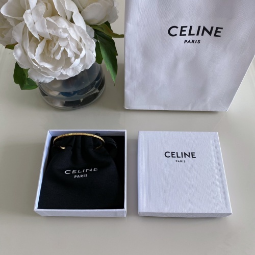 Celine Letter Open Bangle Bracelet, Classic Adjustable Unisex Design 1 Celine Letter Open Bangle Bracelet, Classic Adjustable Unisex Design