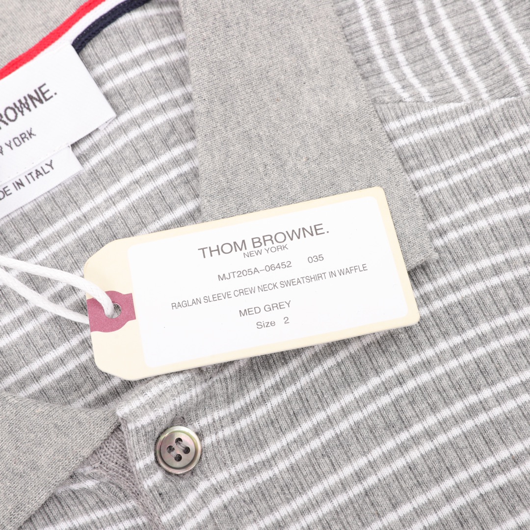 220 Thom Brewne/汤姆布朗 23ss 条纹针织POLO衫短袖