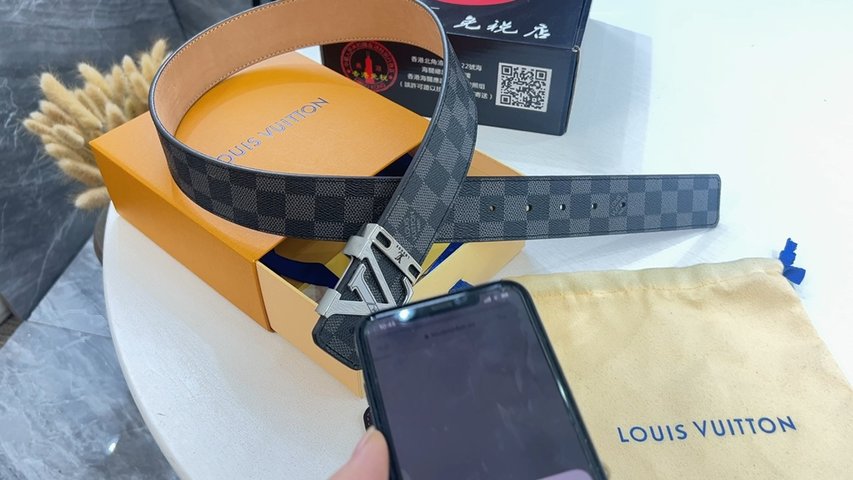 Where to buy fakes Louis Vuitton Belts Lattice Fashion Casual