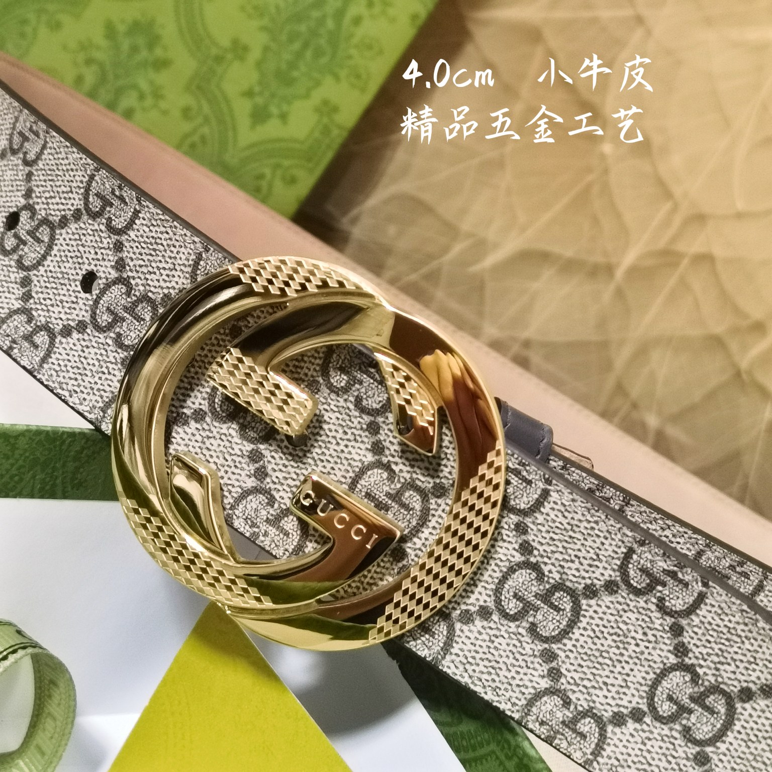 Gucci经典款面进口原厂皮搭配原厂