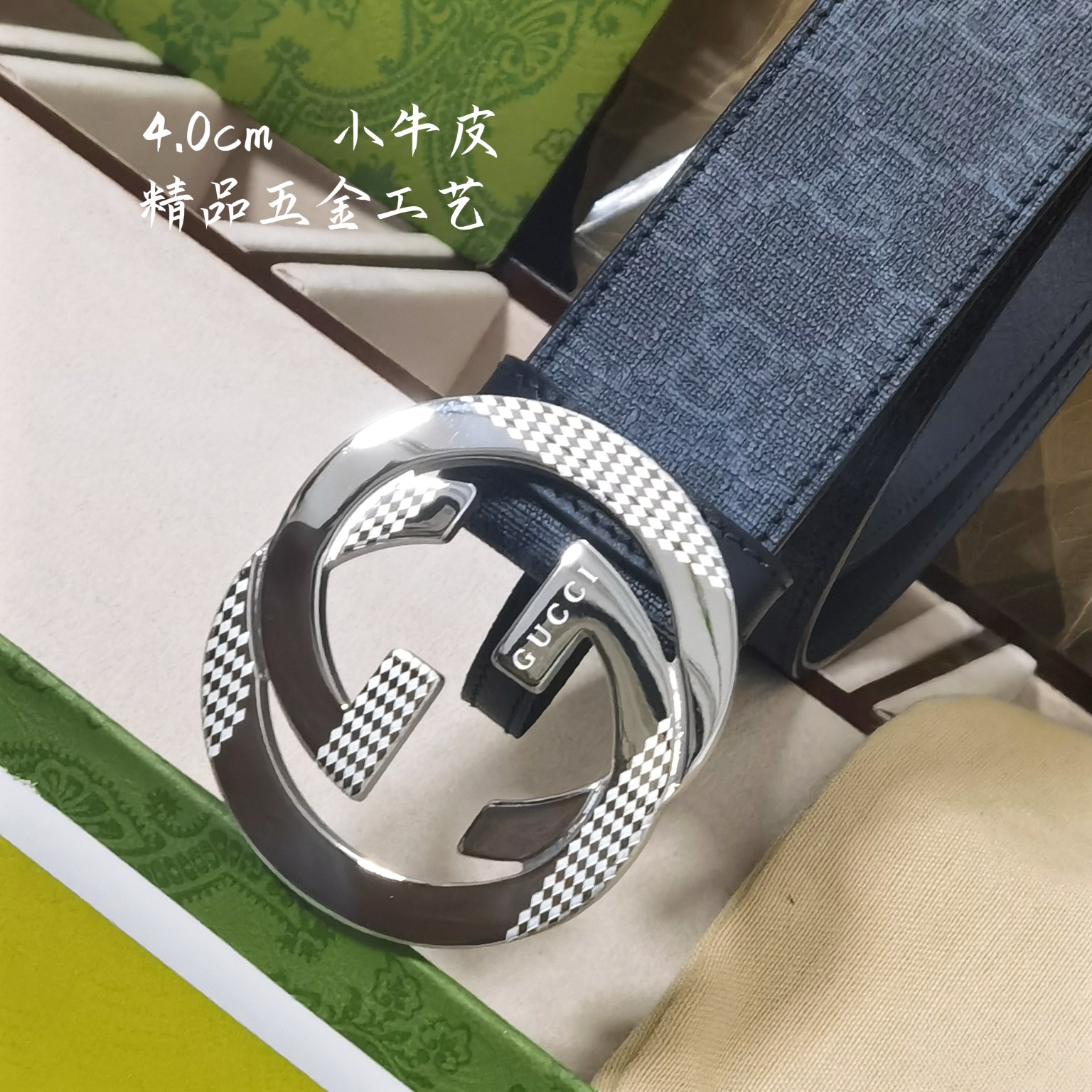 Gucci经典款面进口原厂皮搭配原厂