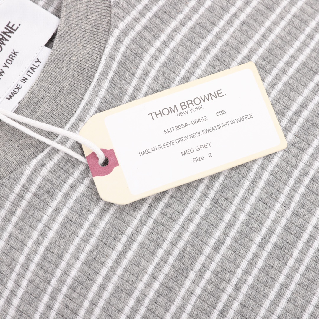 180 Thom Brewne/汤姆布朗 23ss 条纹针织圆领短袖