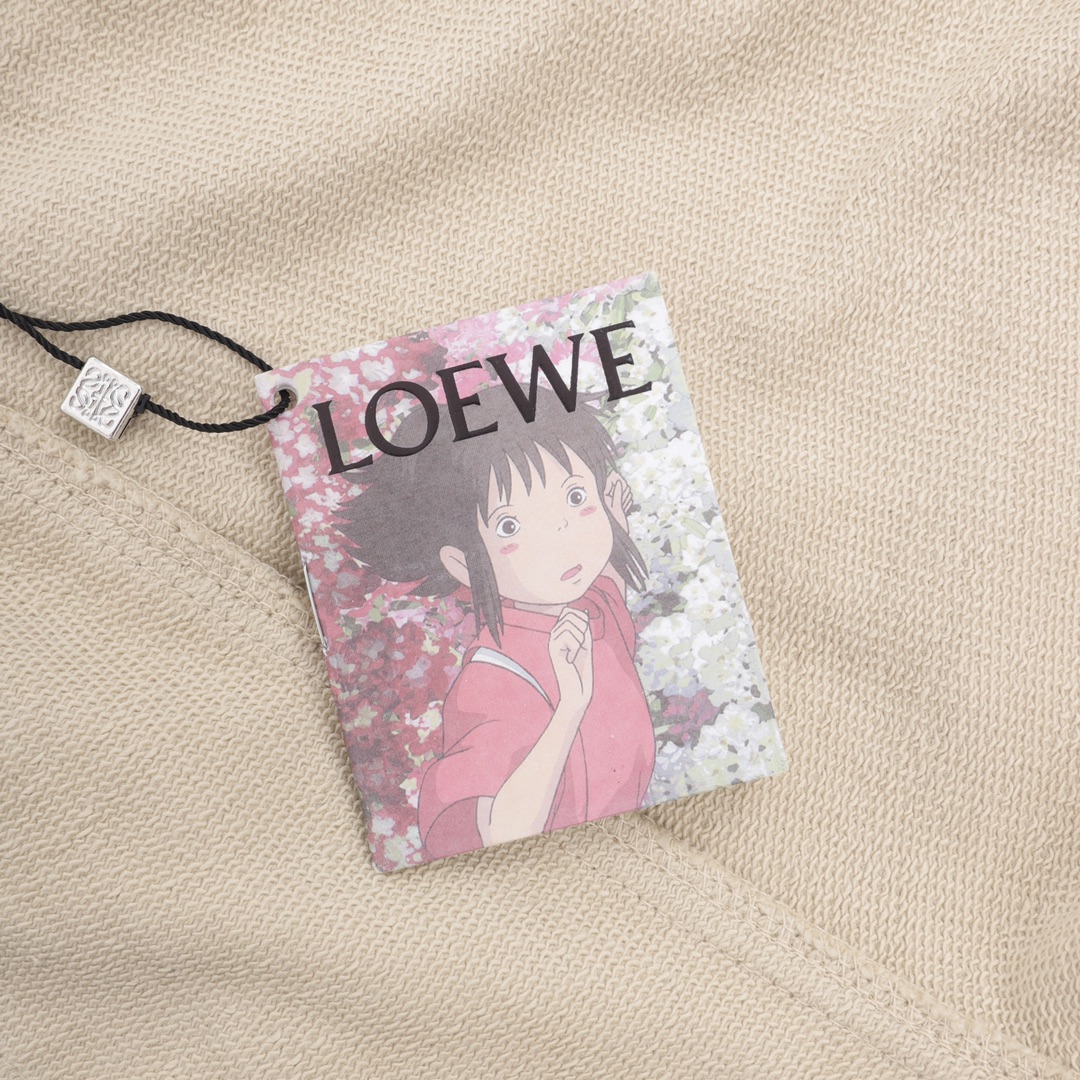 260 LOEWE/罗意威 后口袋撞色logo刺绣棉质休闲裤