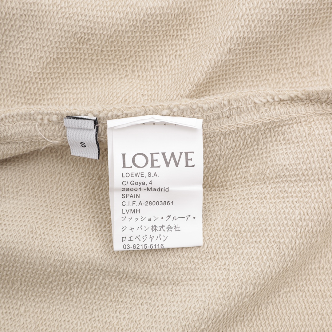 260 LOEWE/罗意威 后口袋撞色logo刺绣棉质休闲裤