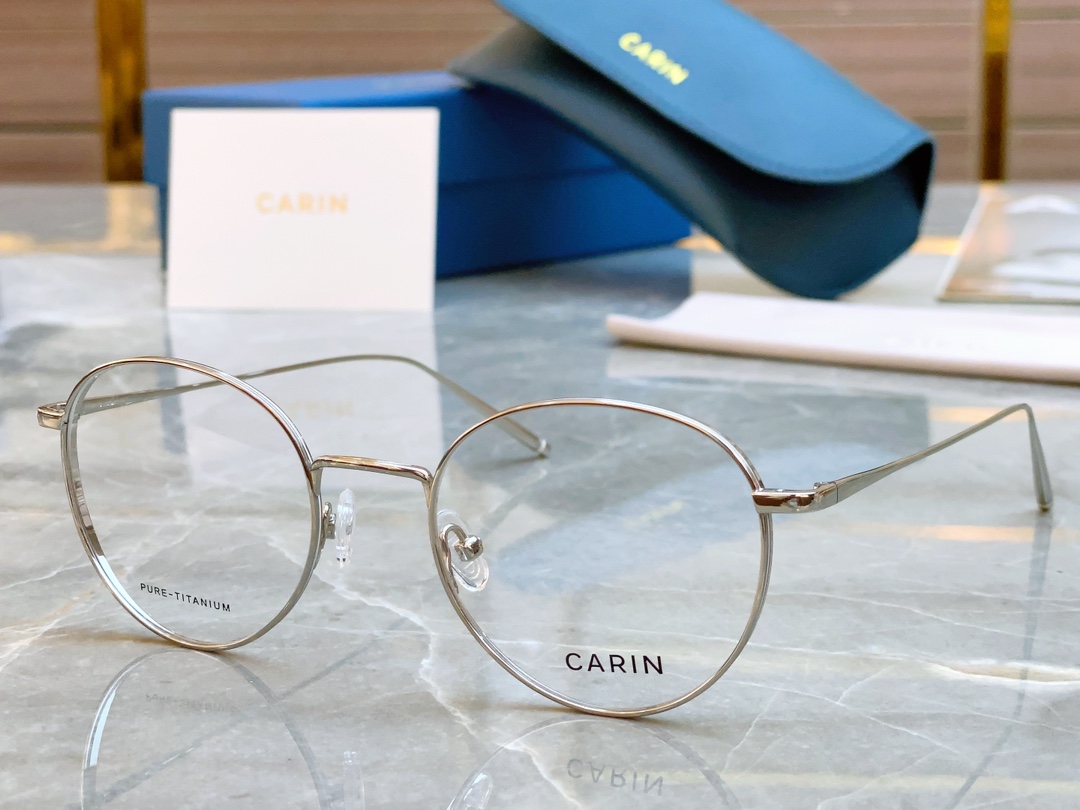  超轻钛架【CARI*】卡*琳 GUS R 复古圆框 纤细超薄工艺减轻面部压迫感， 可换近视镜片 ！si