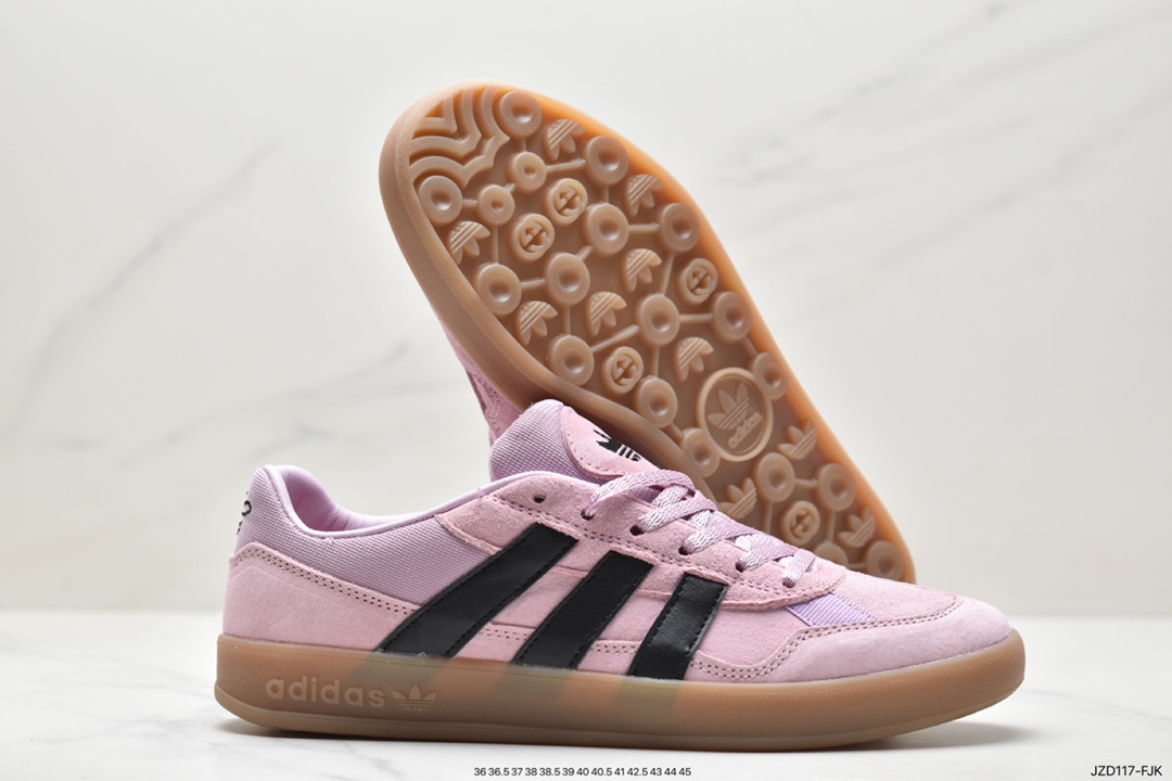 New color matching Adidas Gonz Aloha Super One Black Eye joint pink German training shoes HQ2032