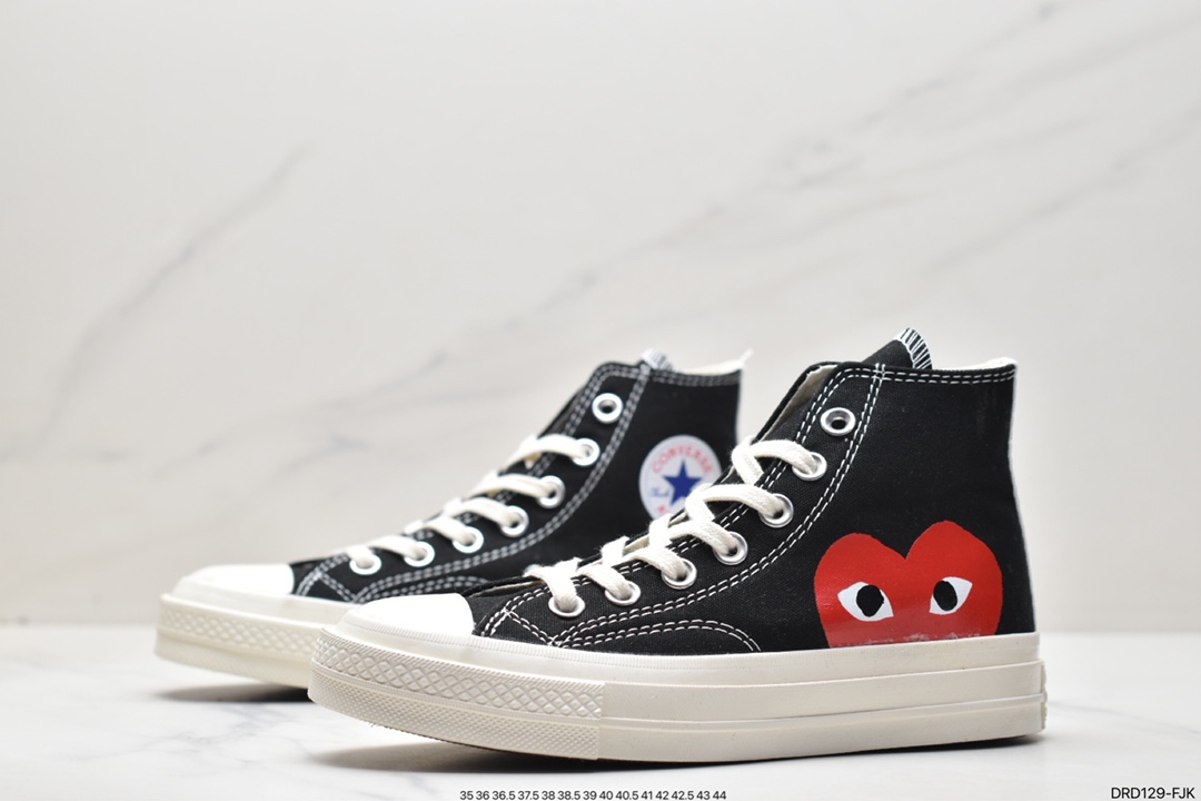 Rei Kawakubo CDG x Converse chuck taylor all star 1970S heart eyes sneakers