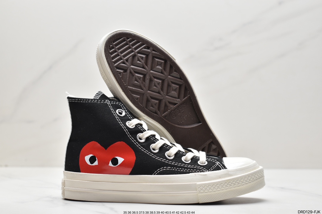 Rei Kawakubo CDG x Converse chuck taylor all star 1970S heart eyes sneakers