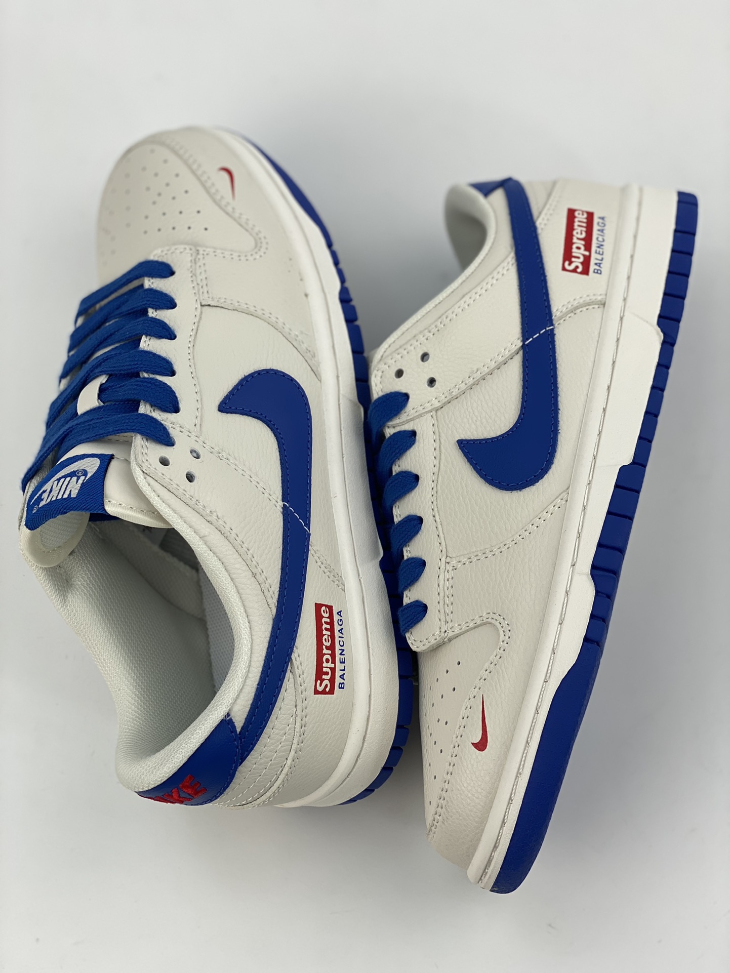 Nike Dunk Low White Blue Supreme Pure Original Factory Product XD1688-009