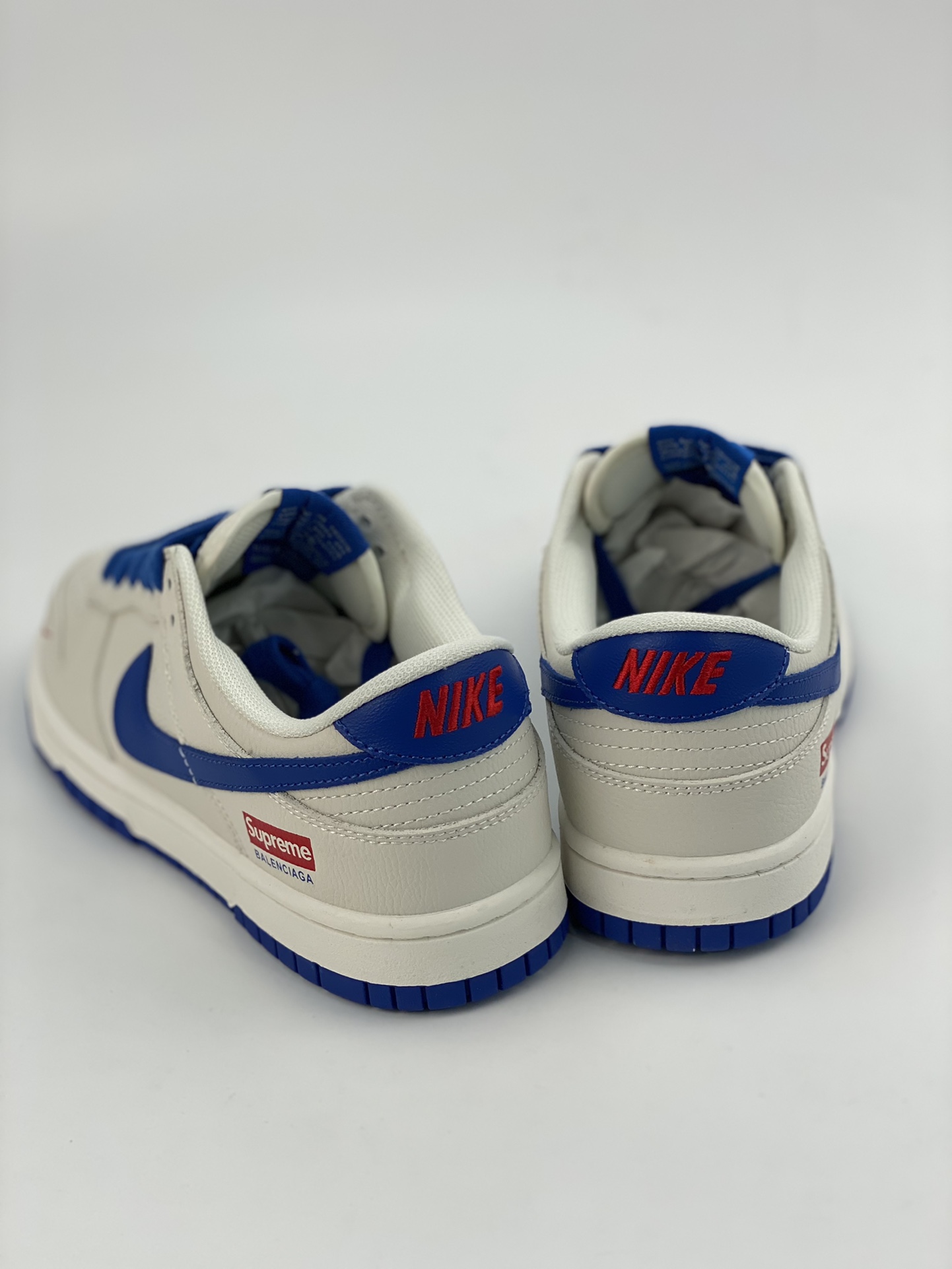 Nike Dunk Low White Blue Supreme Pure Original Factory Product XD1688-009