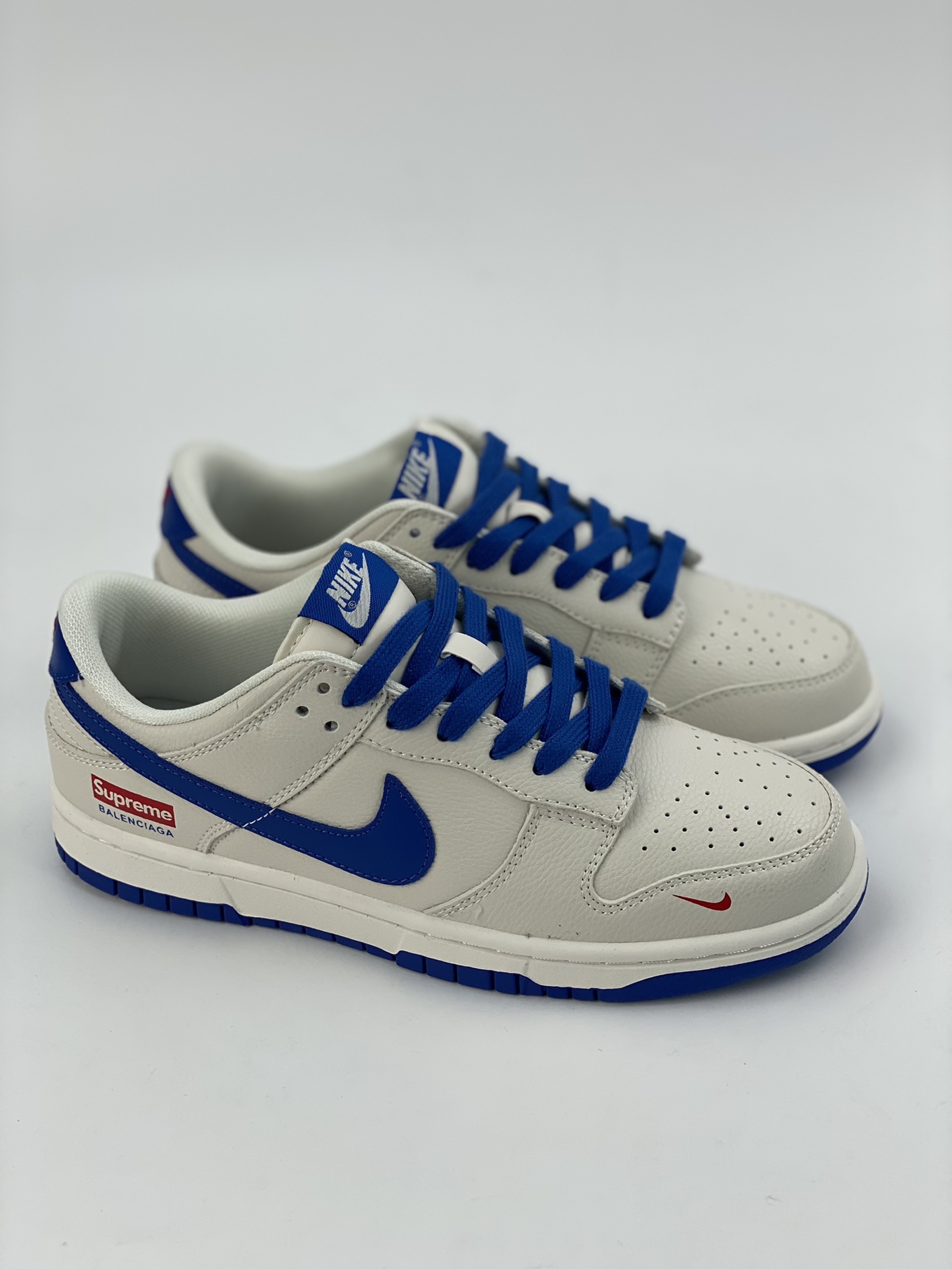 Nike Dunk Low White Blue Supreme Pure Original Factory Product XD1688-009