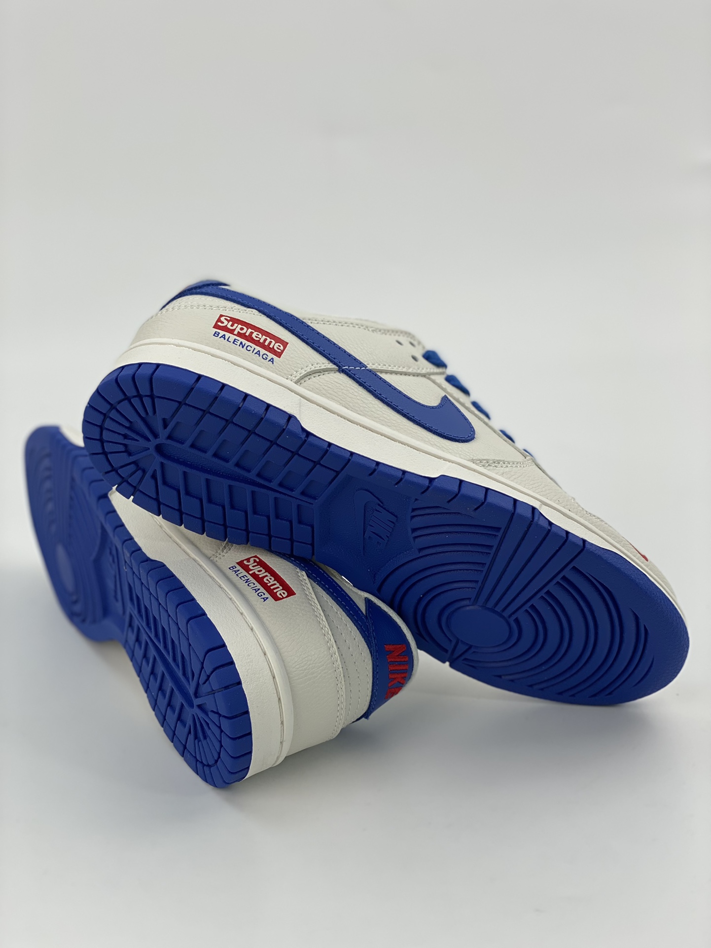 Nike Dunk Low White Blue Supreme Pure Original Factory Product XD1688-009