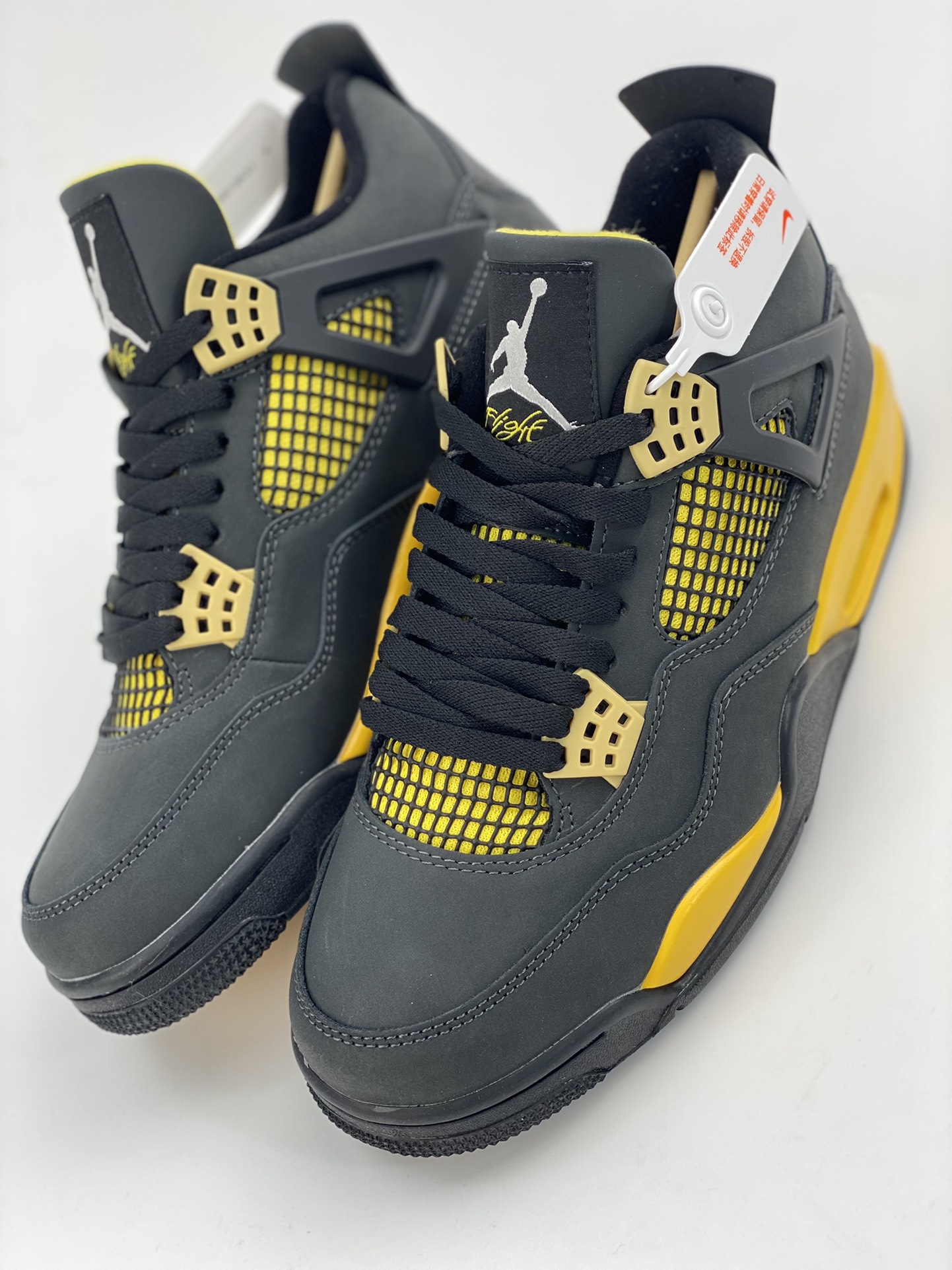 Air Jordan 4 Retro ”Infrared” Black and Yellow Thor 308497-008