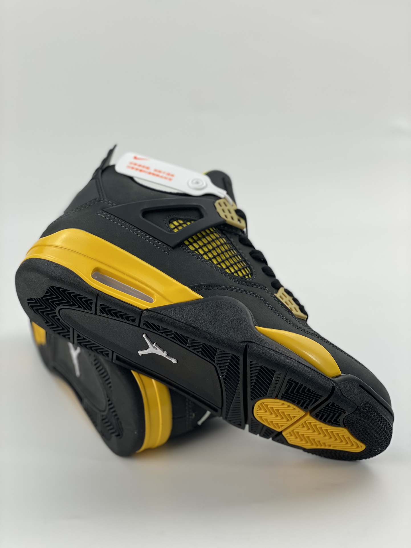 Air Jordan 4 Retro ”Infrared” Black and Yellow Thor 308497-008