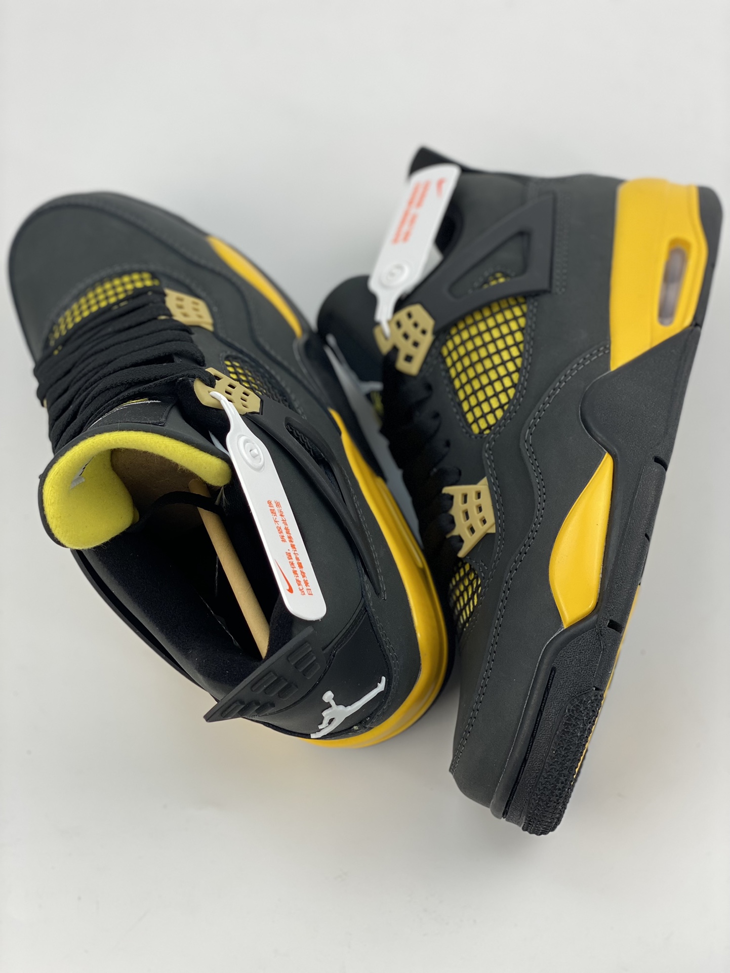 Air Jordan 4 Retro ”Infrared” Black and Yellow Thor 308497-008