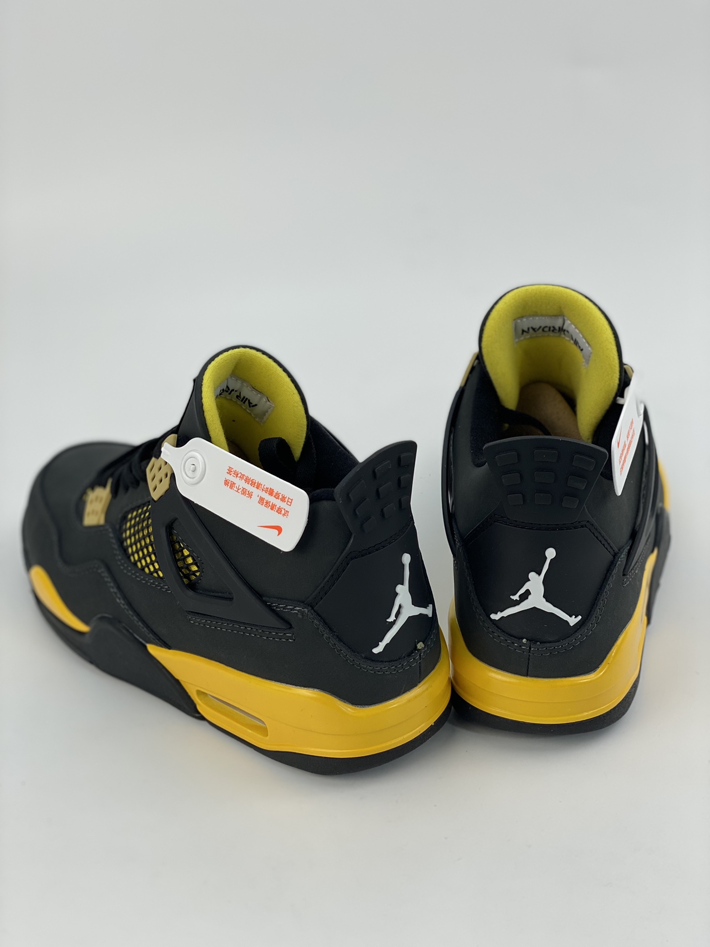 Air Jordan 4 Retro ”Infrared” Black and Yellow Thor 308497-008