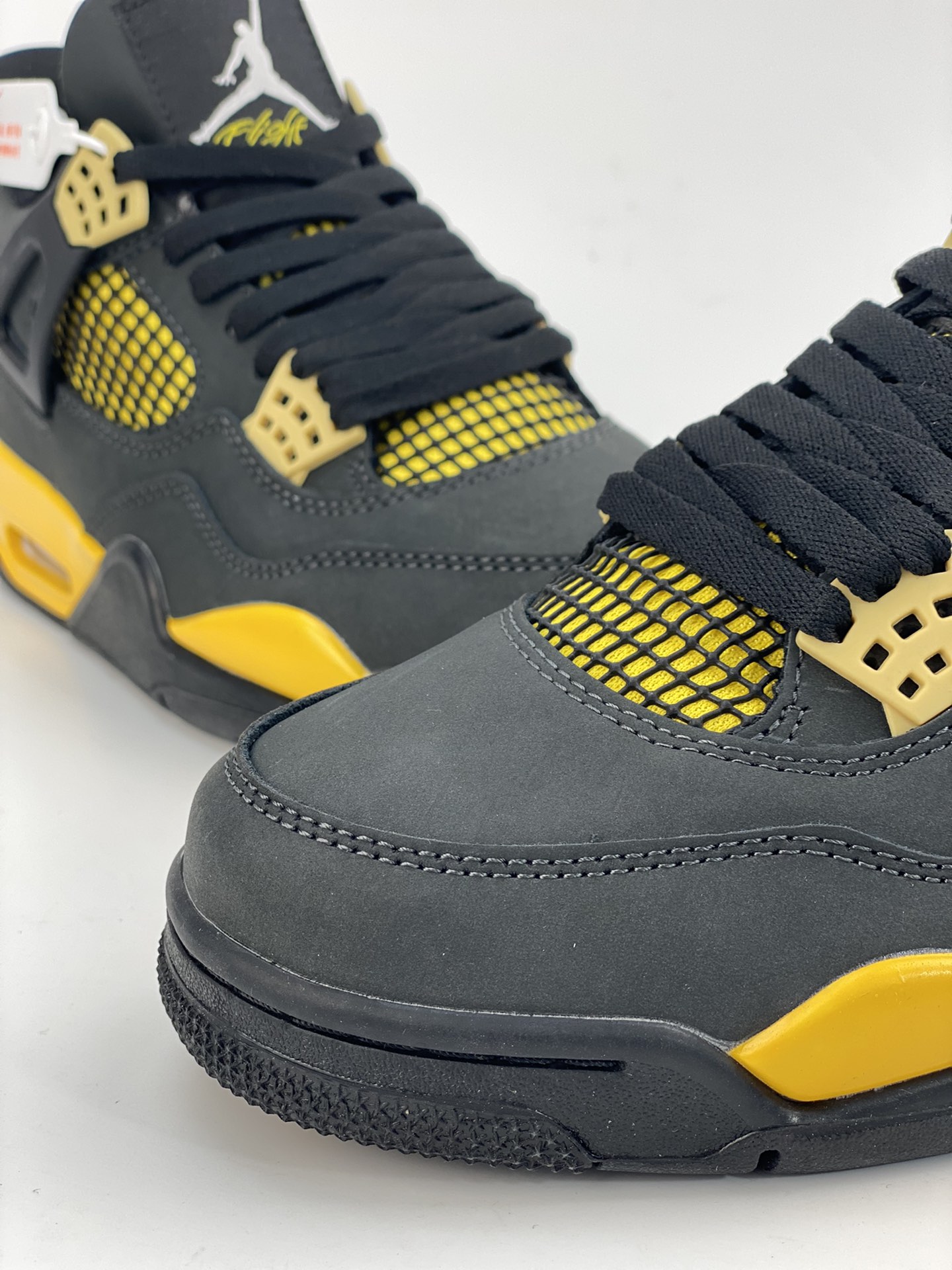 Air Jordan 4 Retro ”Infrared” Black and Yellow Thor 308497-008