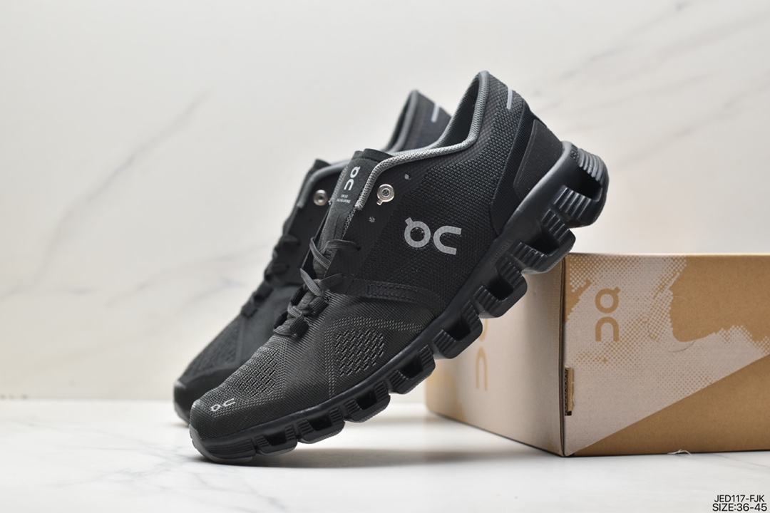 ON CloudX WHTE BLACK CloudX series low-top lightweight, comfortable and multifunctional casual sports shoes