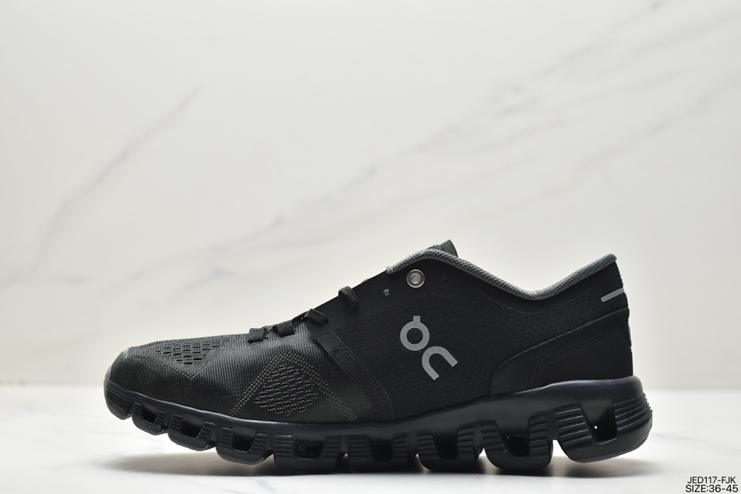 ON CloudX WHTE BLACK CloudX series low-top lightweight, comfortable and multifunctional casual sports shoes