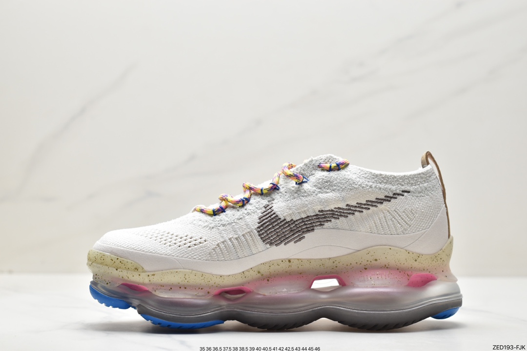 Nike Air Max Scorpion Flyknit ”Phantom/Black/Light Cream” Scorpio series 2022 super air cushion series FJ7070-001