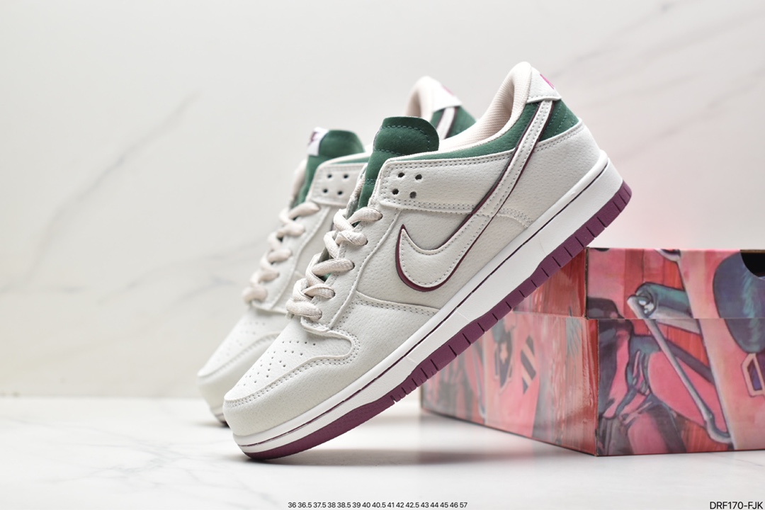 Otomo Katsuhiro x Nike SB Dunk Low Low-top Casual Sports Shoes ”Light Gray Green” LF0039-035