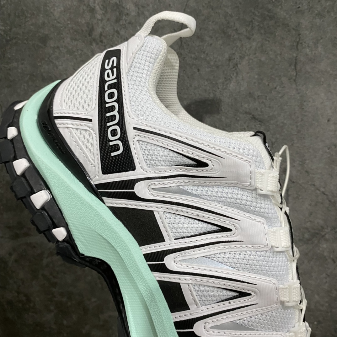 [Green x Edition] SalomonXA PRO 3D ADV Salomon outdoor cross-country running shoes Husky white and green color matching