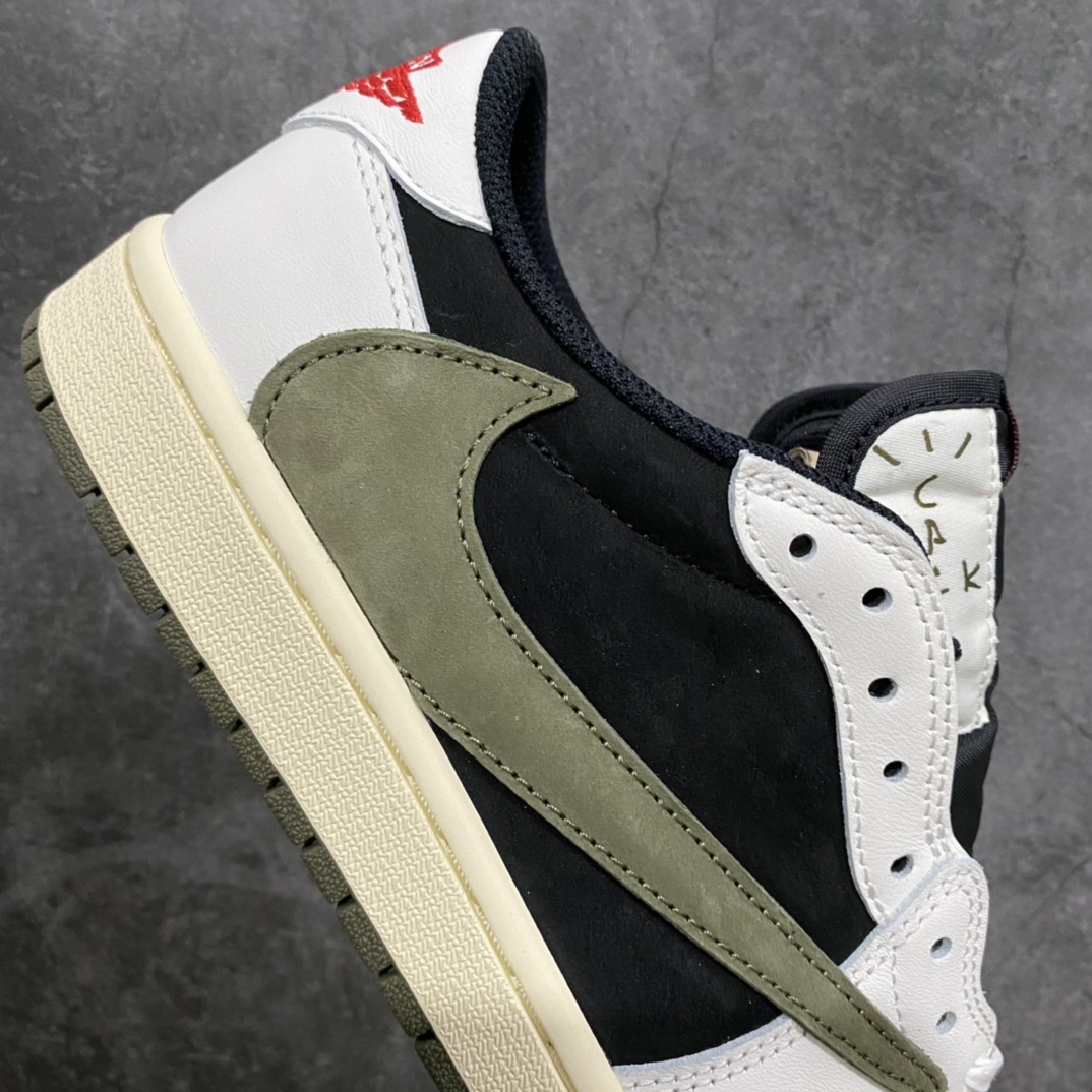 [Y3 Heyuan Edition] Air Jordan 1 x Travis Scott AJ1 x TS joint white, black and green hook DZ4137-106