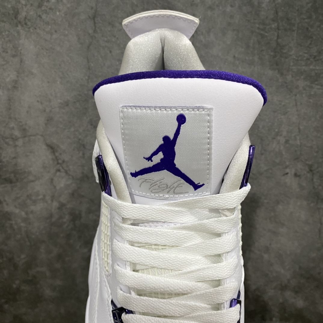 [OG Pure Original] Air Jordan AJ4 White Purple CT8527-115