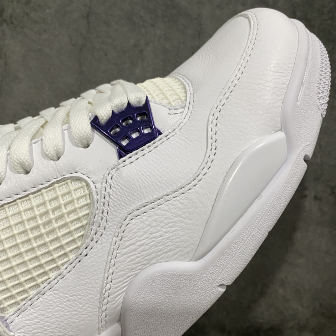 [OG Pure Original] Air Jordan AJ4 White Purple CT8527-115