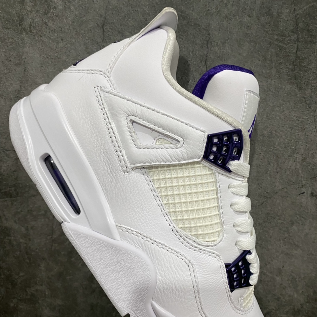 [OG Pure Original] Air Jordan AJ4 White Purple CT8527-115