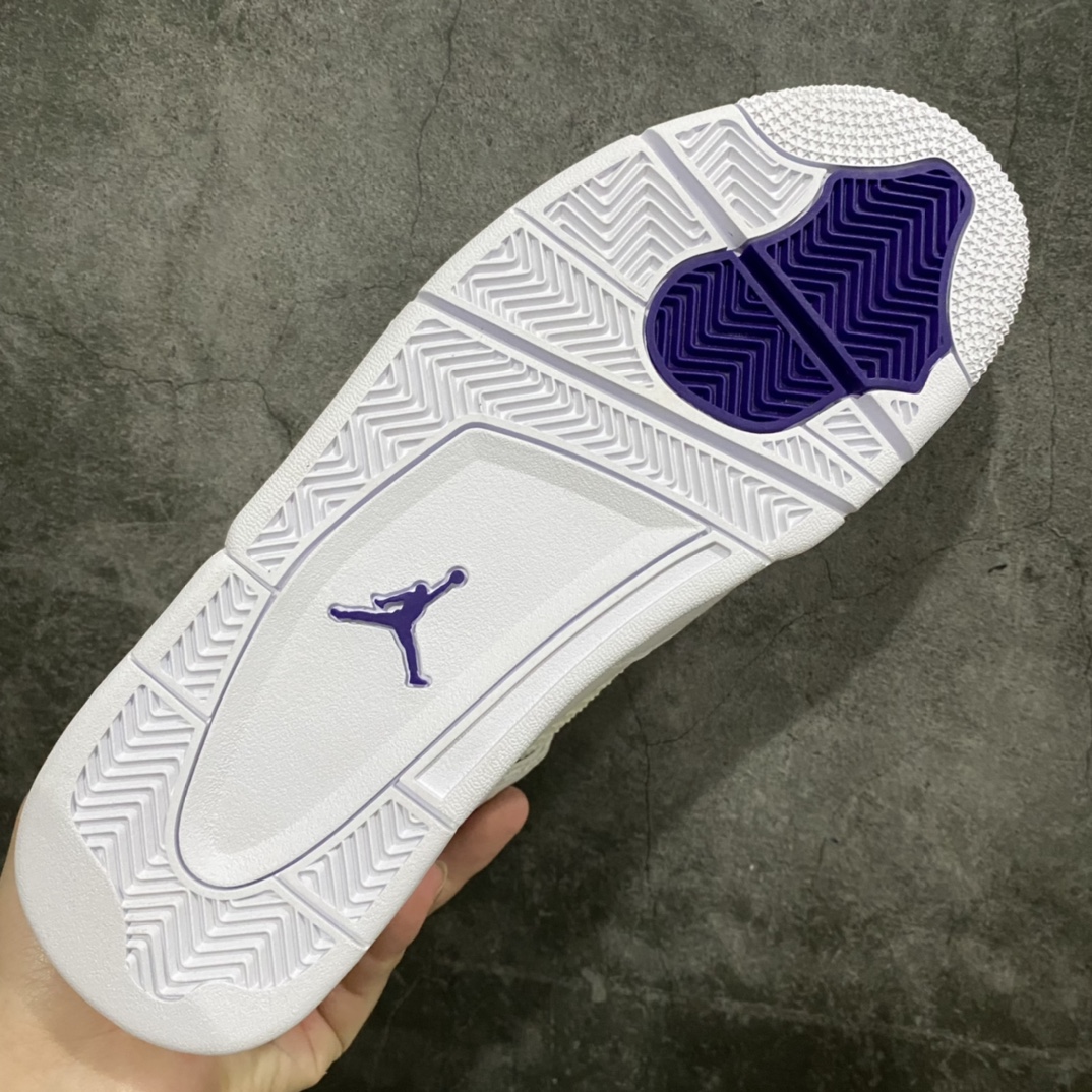 [OG Pure Original] Air Jordan AJ4 White Purple CT8527-115