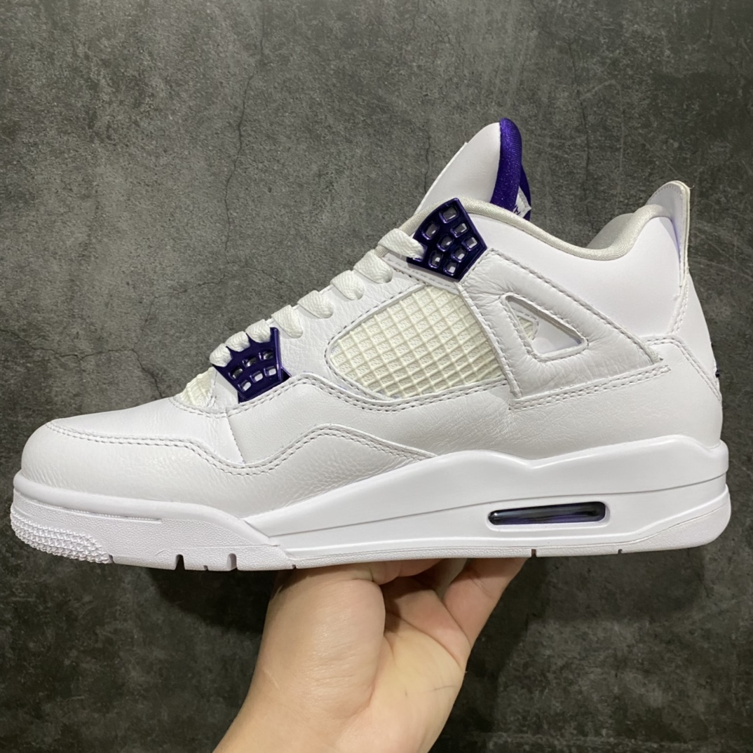 [OG Pure Original] Air Jordan AJ4 White Purple CT8527-115