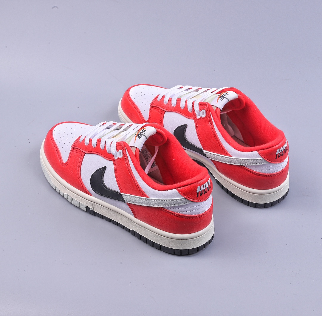 200 Nike Dunk Low ”Chicago Split” 芝加哥拼色 SB低帮运动休闲板鞋 DZ2536-600