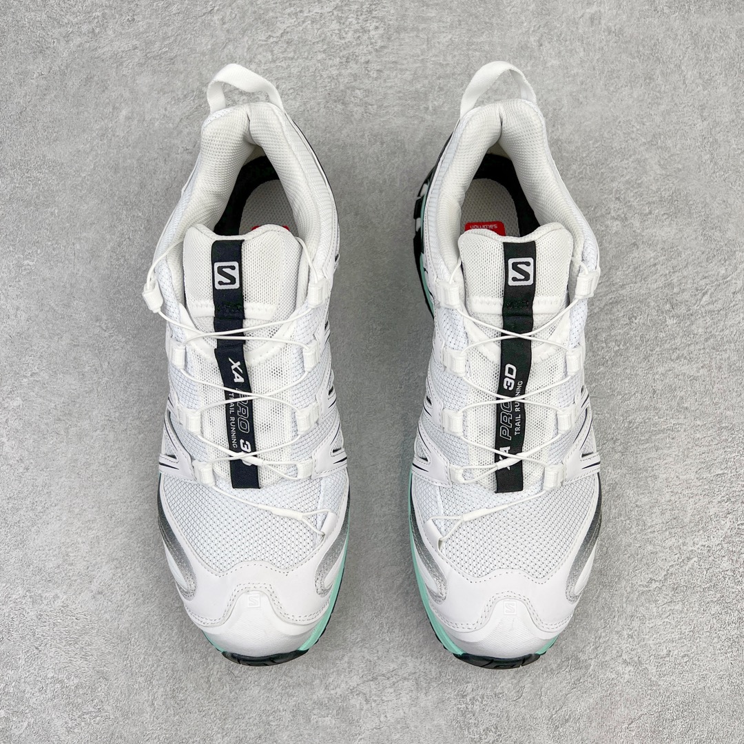 图片[2]-＃GX/绿X 纯原福利 SALOMON XA Pro 3D ADV 萨洛蒙潮流越野机能户外功能鞋 纯原外贸平台特供订单 耗时半年巨作 全套原纸板楦头开发 原厂特供网布配套加持 确保原汁原味 完美呈现版型 原档数据独家私模五层组合大底 男女鞋同步官方开发至46.5 原装Ortholite轻量化鞋垫 中底布带钢印编号 原厂TPU锁扣 进口港宝加持 后跟自然饱满 还原公司包裹性 鞋面采用SENSIFT贴合技术 全方位贴合包裹脚型 鞋跟部鞋底牵引设计 提供强大的抓地性能 更适应野外崎岖不平的道路 其3D ADVANCED CHASSIS底盘 材料轻量大化 钉齿设计更具稳定性 防护性 鞋底易磨损区运用CONTAGRIP高耐磨材料 应对城市硬质路面长距离跑考验 尺码：36 36.5 37.5 38 38.5 39 40 40.5 41 42 42.5 43 44 44.5 45 46 46.5-选品中心