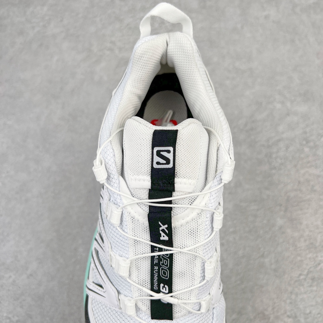 图片[5]-＃GX/绿X 纯原福利 SALOMON XA Pro 3D ADV 萨洛蒙潮流越野机能户外功能鞋 纯原外贸平台特供订单 耗时半年巨作 全套原纸板楦头开发 原厂特供网布配套加持 确保原汁原味 完美呈现版型 原档数据独家私模五层组合大底 男女鞋同步官方开发至46.5 原装Ortholite轻量化鞋垫 中底布带钢印编号 原厂TPU锁扣 进口港宝加持 后跟自然饱满 还原公司包裹性 鞋面采用SENSIFT贴合技术 全方位贴合包裹脚型 鞋跟部鞋底牵引设计 提供强大的抓地性能 更适应野外崎岖不平的道路 其3D ADVANCED CHASSIS底盘 材料轻量大化 钉齿设计更具稳定性 防护性 鞋底易磨损区运用CONTAGRIP高耐磨材料 应对城市硬质路面长距离跑考验 尺码：36 36.5 37.5 38 38.5 39 40 40.5 41 42 42.5 43 44 44.5 45 46 46.5-选品中心