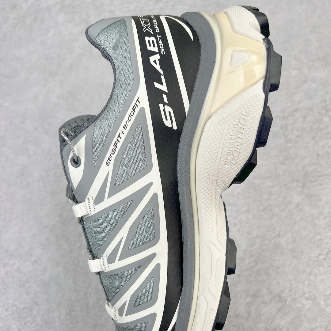 图片[7]-＃绿X/GX 纯原福利 Salomon XT-6 萨洛蒙复古潮流户外机能登山跑鞋 纯原外贸平台特供订单 耗时半年巨作 全套原纸板楦头开发 原厂特供网布配套加持 确保原汁原味 完美呈现版型 原档数据独家私模五层组合大底 男女鞋同步官方开发至46.5 原装Ortholite轻量化鞋垫 中底布带钢印编号 原厂TPU锁扣 进口港宝加持 后跟自然饱满 还原公司包裹性 鞋面以“锯齿”状的包裹系统呈现 在基色底之下加入了各种色点缀 将公司的最新技术和时尚前卫的造型融入耐用的长跑款式中 鞋面由 TPU 薄膜制成 并焊接在高耐磨网眼上 使其既时尚又坚固 由 ACS底盘支撑 可增强稳定性和支撑力 以及由橡胶凸耳 Contragrip外底覆盖的 EVA 缓冲中底 旨在应对崎岖的地形 鞋舌上的彩色Salomon 标签、Quicklace 系统以及鞋头、鞋舌和鞋跟上的附加品牌使细节更加完美 让穿着者可以轻松驾驭户外与通勤下的任何运动生活场景 无缝鞋身户外随意纵横 颜值与脚感兼备 出街通勤 绝对非常吸睛 你值得拥有 尺码：36 36.5 37.5 38 38.5 39 40 40.5 41 42 42.5 43 44 44.5 45 46 46.5 注意：偏小1码-选品中心